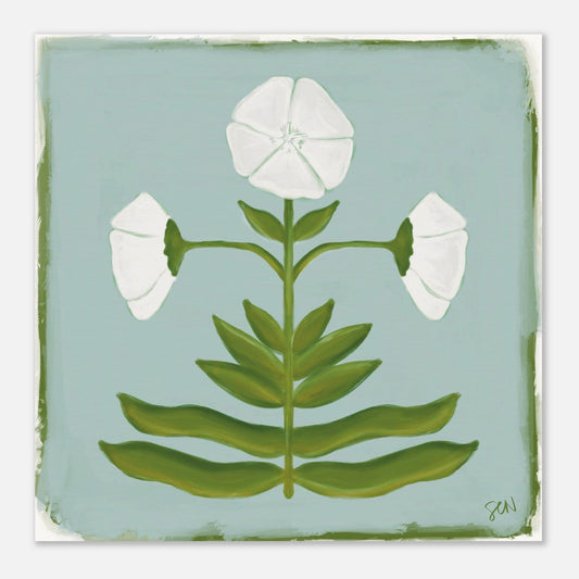 Folk Bloom - Cloud Print Material Gelato 40x40 cm / 16x16″