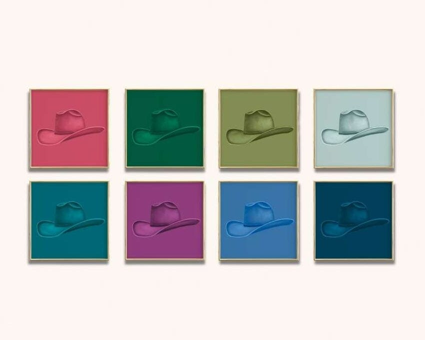 Colored Cowboy Hat Collection (Available 7/29)