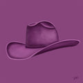 Colored Cowboy Hat - Grape Soda