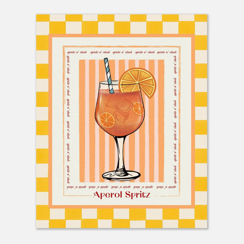 Cocktail Hour - Aperol Spritz Print Material Gelato 20x25 cm / 8x10″ 