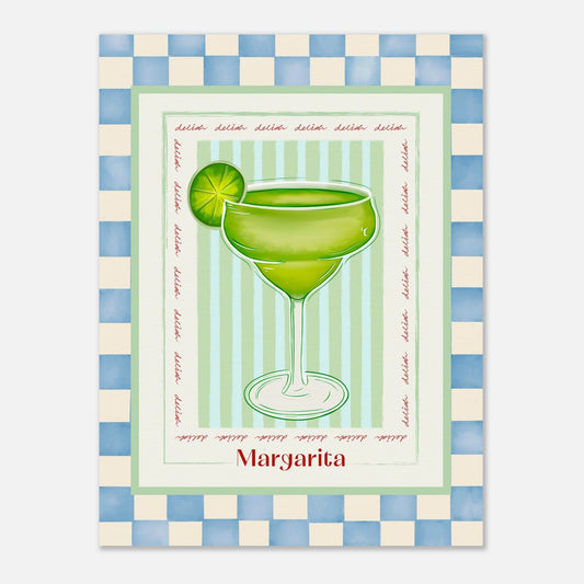 Cocktail Hour - Margarita Print Material Gelato 60x80 cm / 24x32″ 
