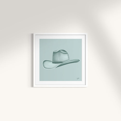 Colored Cowboy Hat - Ash Grey Print Material Artisen Avenue 