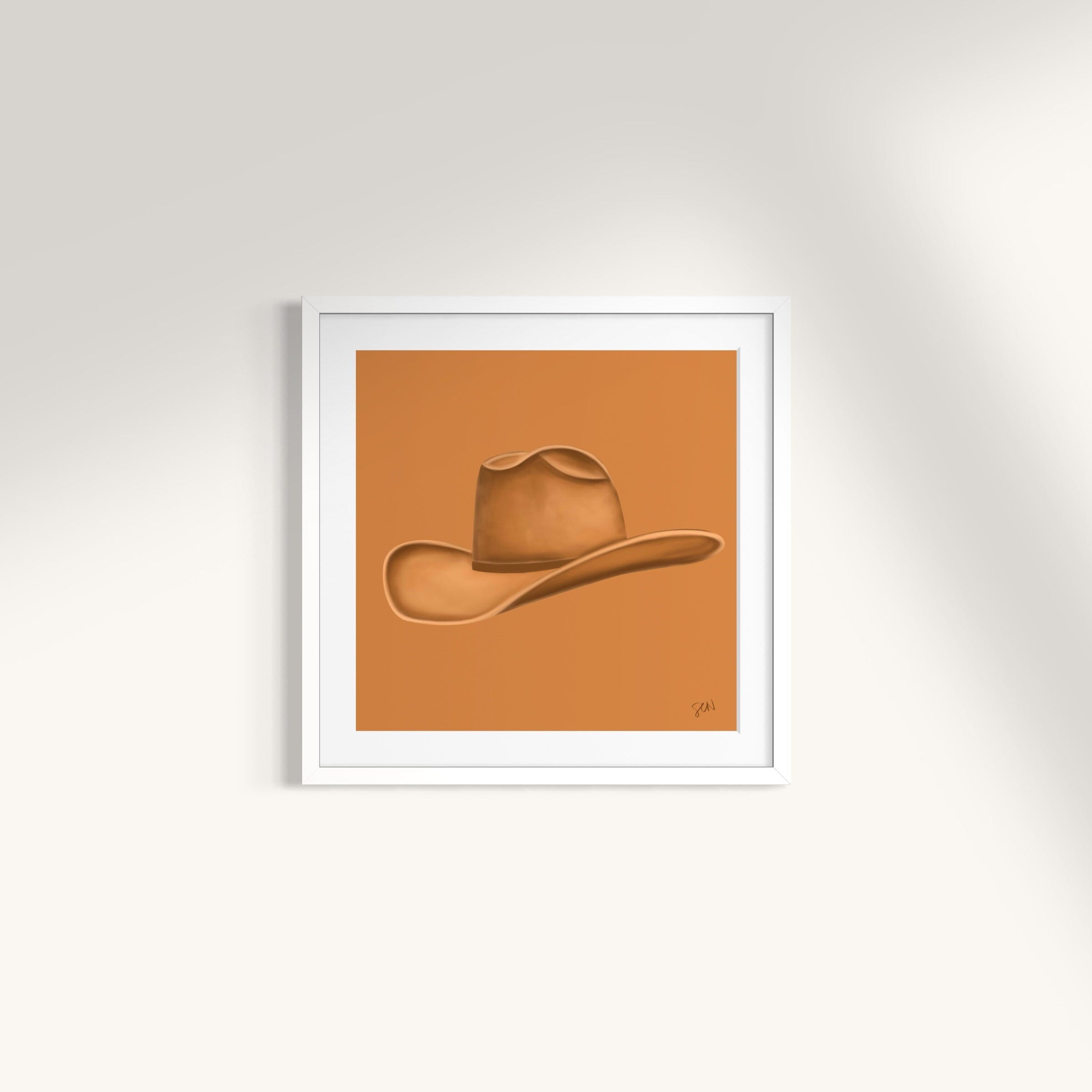 Colored Cowboy Hat - Chestnut Print Material Artisen Avenue 