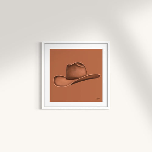 Colored Cowboy Hat - Cinnamon Print Material Artisen Avenue 