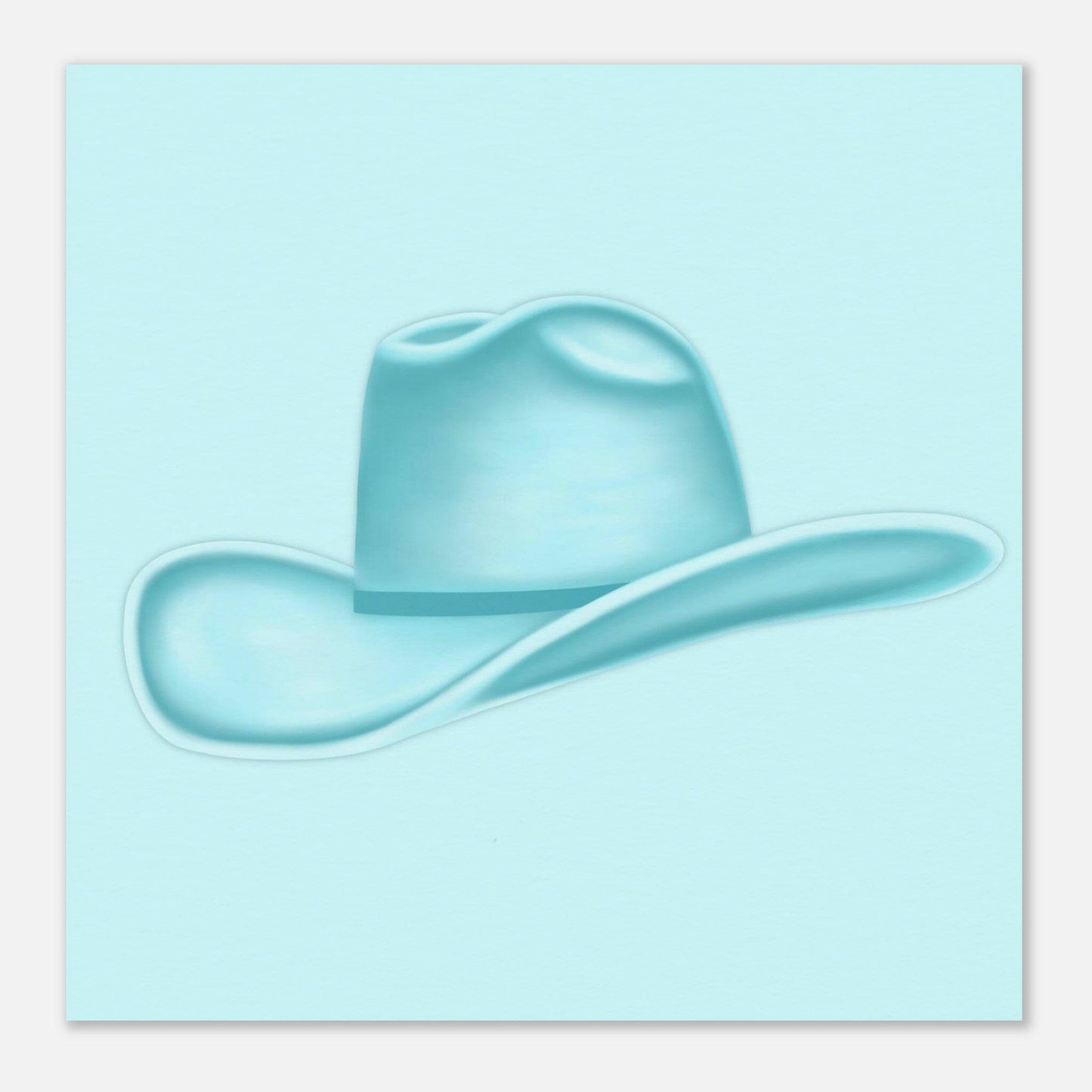 Colored Cowboy Hat - Coastal Print Material Gelato 30x30 cm / 12x12″ 
