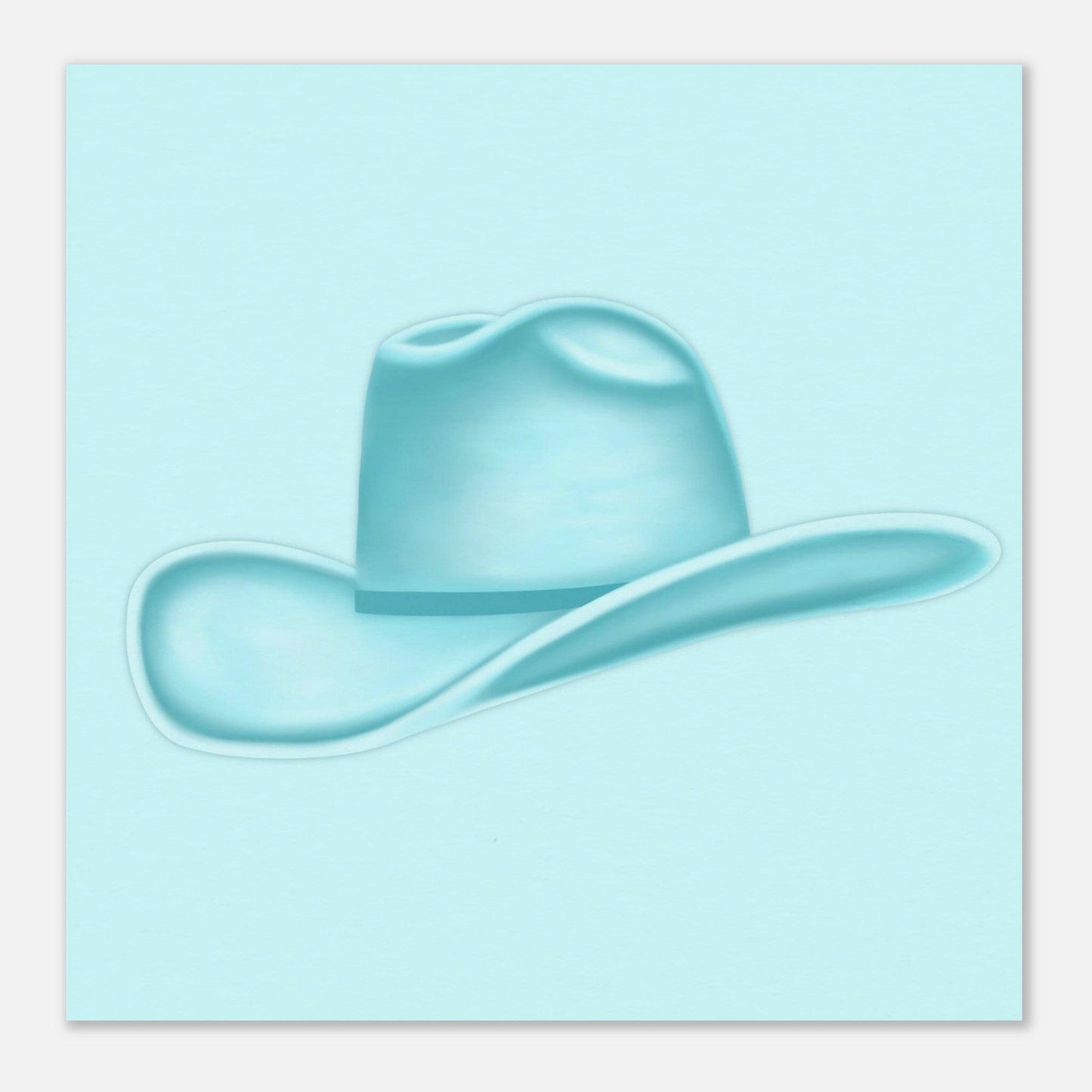 Colored Cowboy Hat - Coastal Print Material Gelato 40x40 cm / 16x16″ 