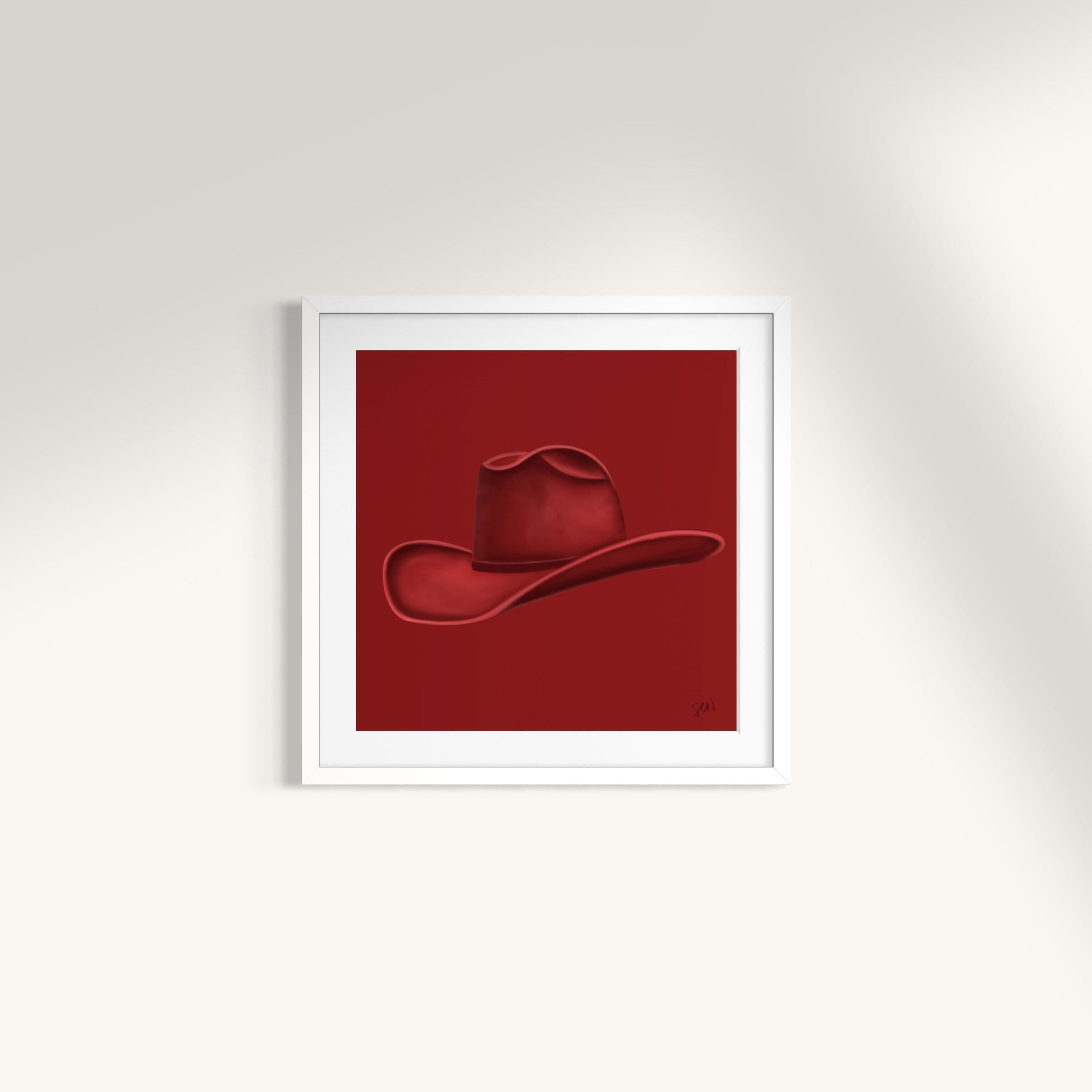 Colored Cowboy Hat - Crushed Berry Print Material Artisen Avenue 