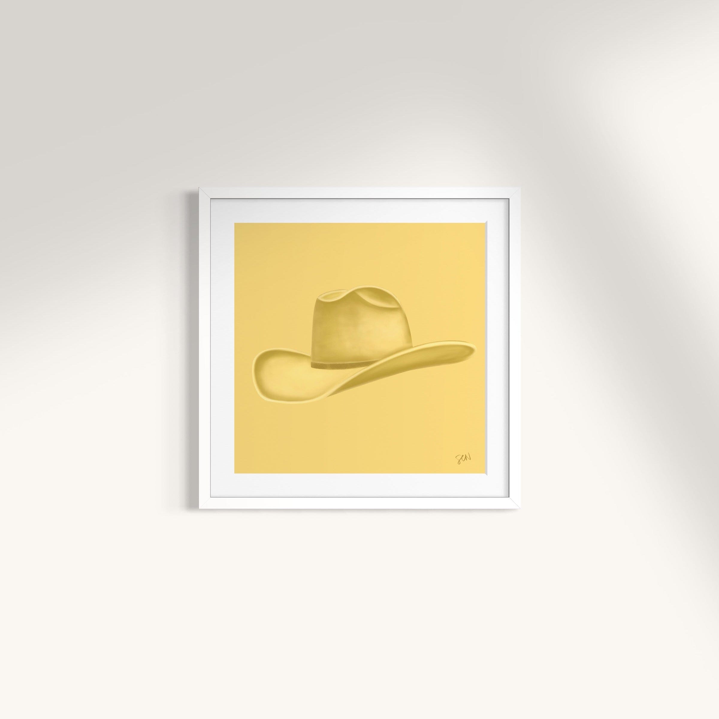 Colored Cowboy Hat - Custard Print Material Artisen Avenue 