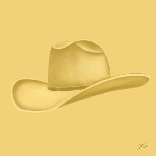Colored Cowboy Hat - Custard Print Material Artisen Avenue 