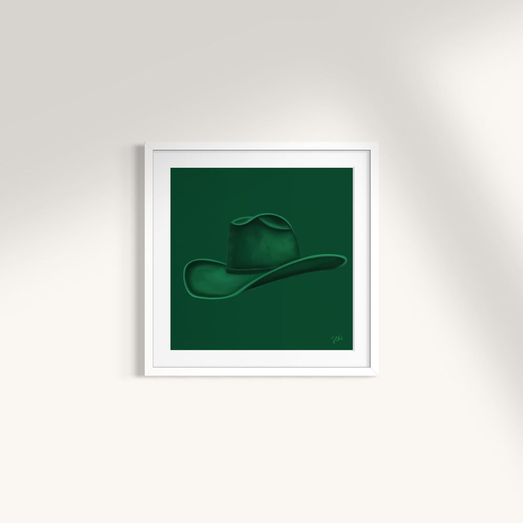 Colored Cowboy Hat - Deep Forest Print Material Artisen Avenue 
