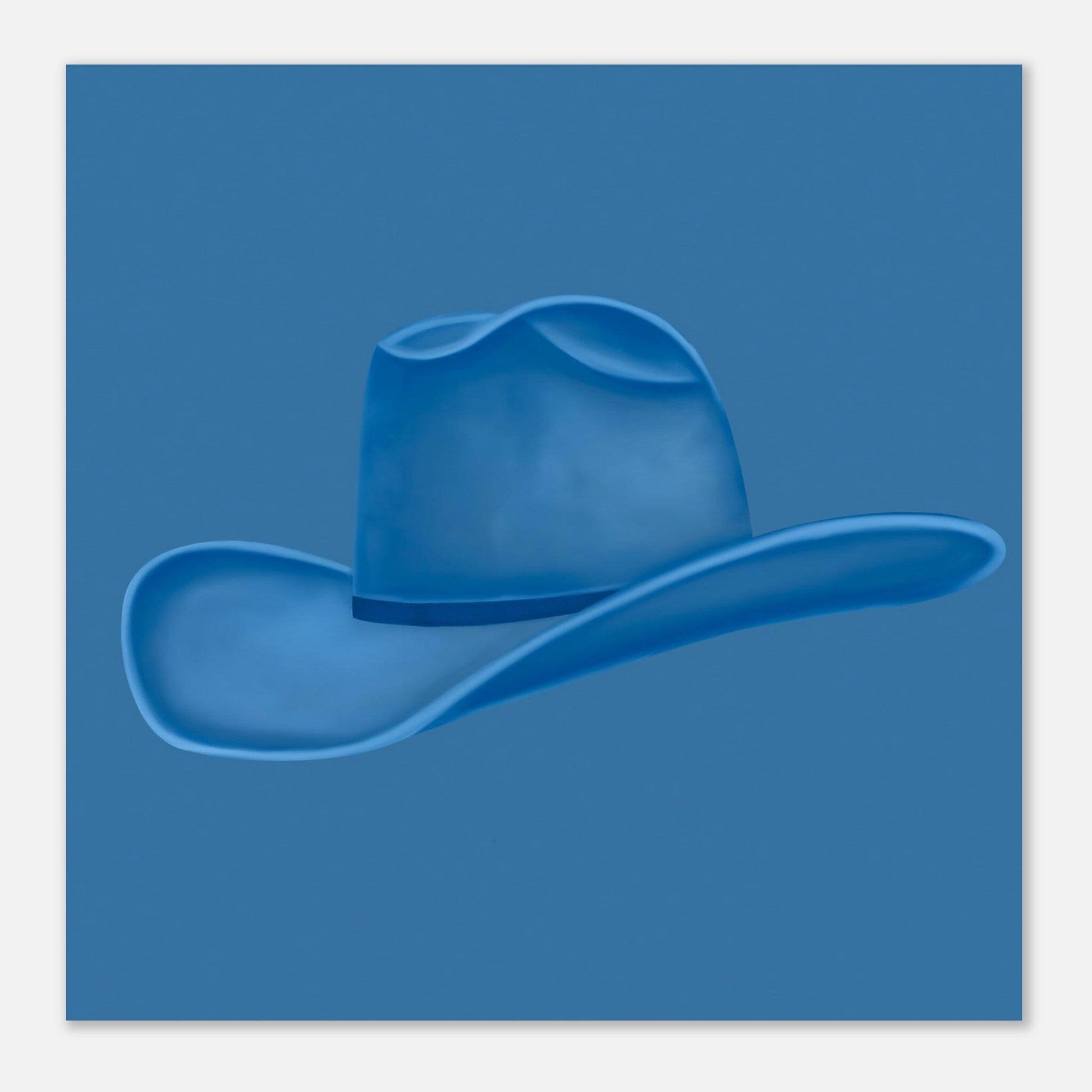 Colored Cowboy Hat - Denim Print Material Gelato 25x25 cm / 10x10″ 