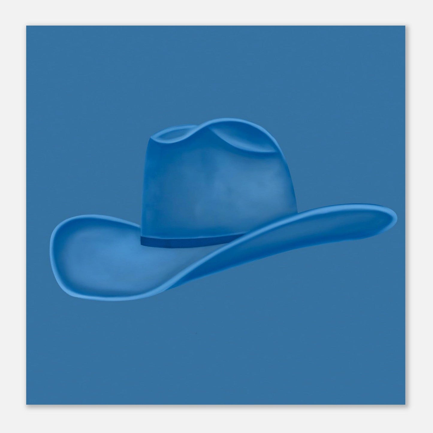 Colored Cowboy Hat - Denim Print Material Gelato 35x35 cm / 14x14″ 