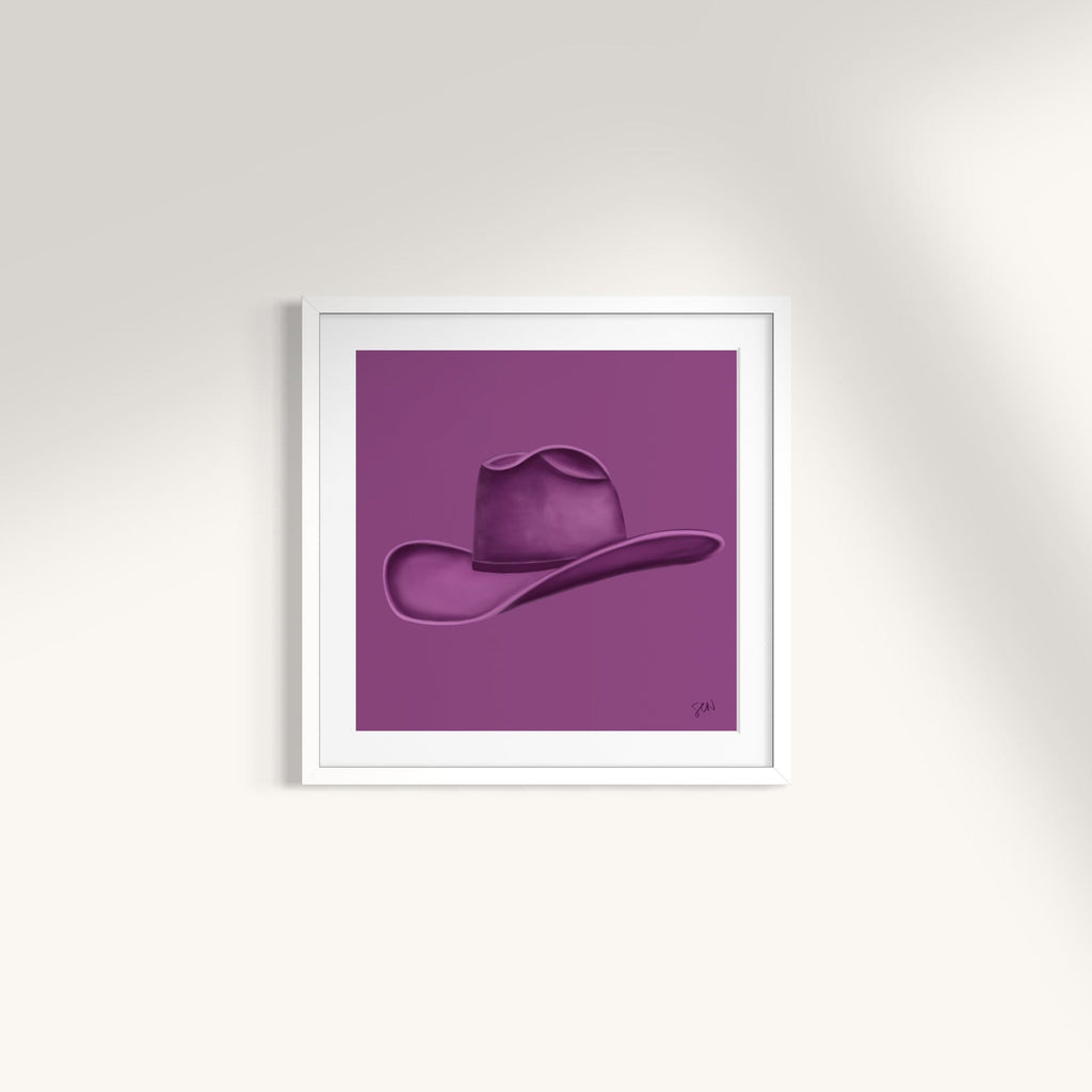 Colored Cowboy Hat - Grape Soda Print Material Artisen Avenue 