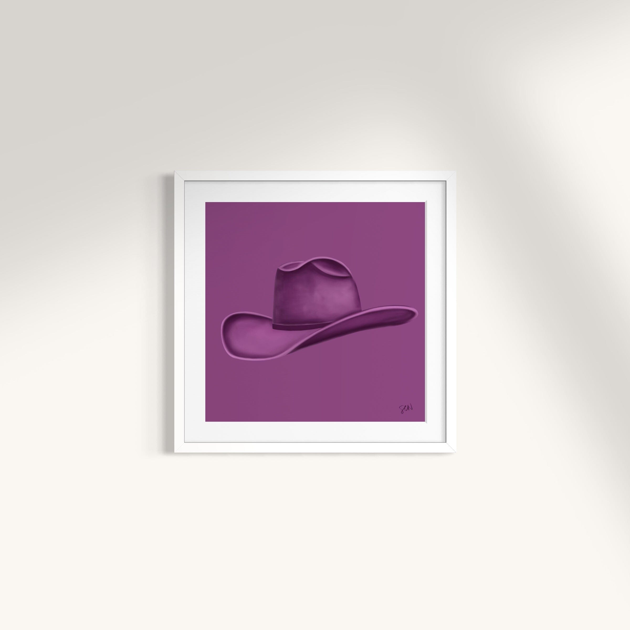 Colored Cowboy Hat - Grape Soda Print Material Artisen Avenue 