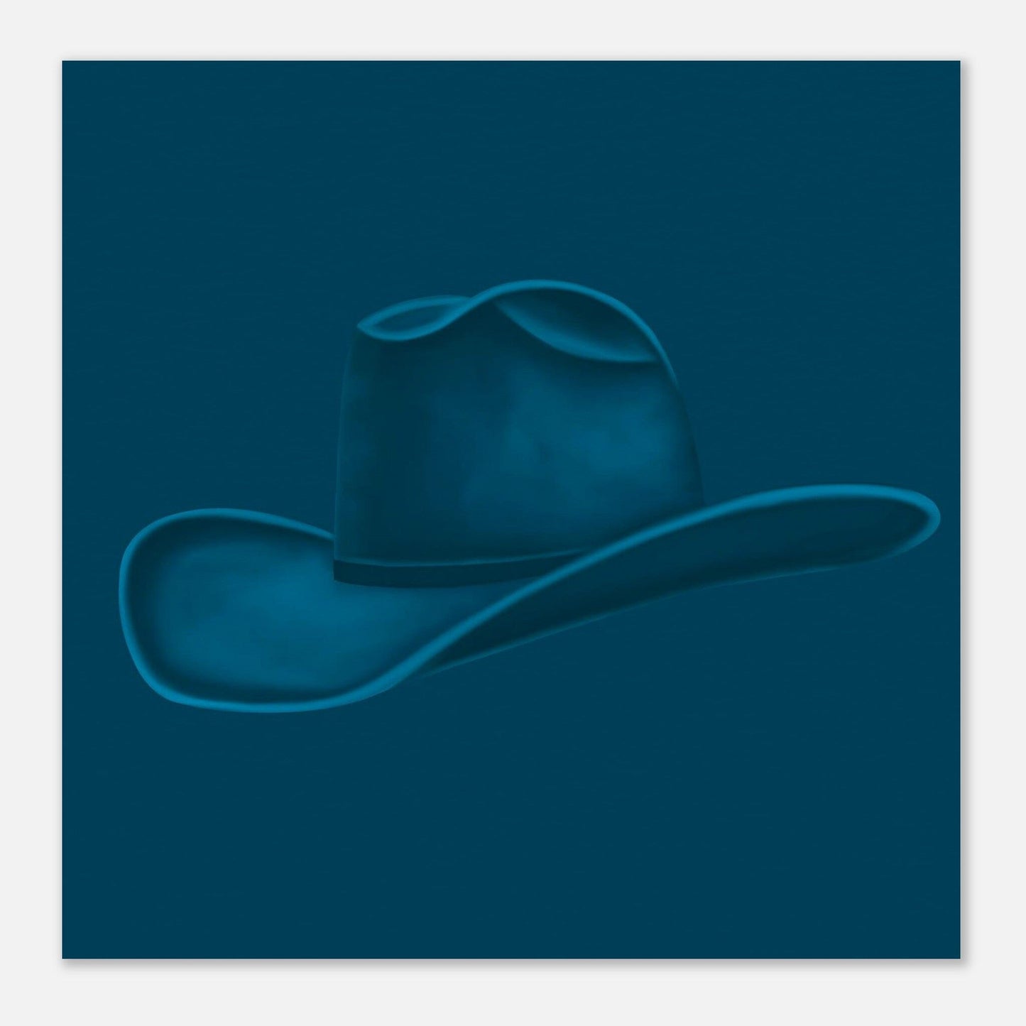 Colored Cowboy Hat - Navy Print Material Gelato 40x40 cm / 16x16″ 