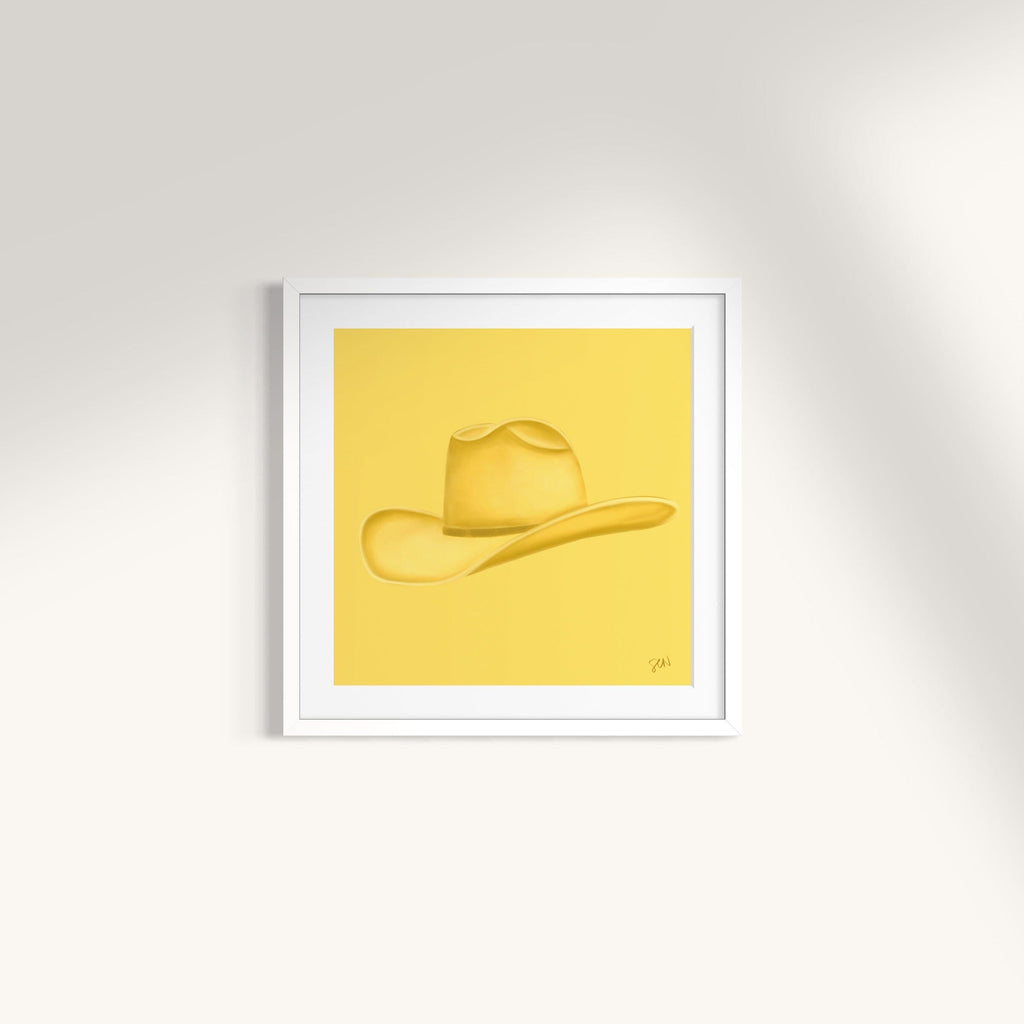 Colored Cowboy Hat - Sunshine Gold Print Material Artisen Avenue 