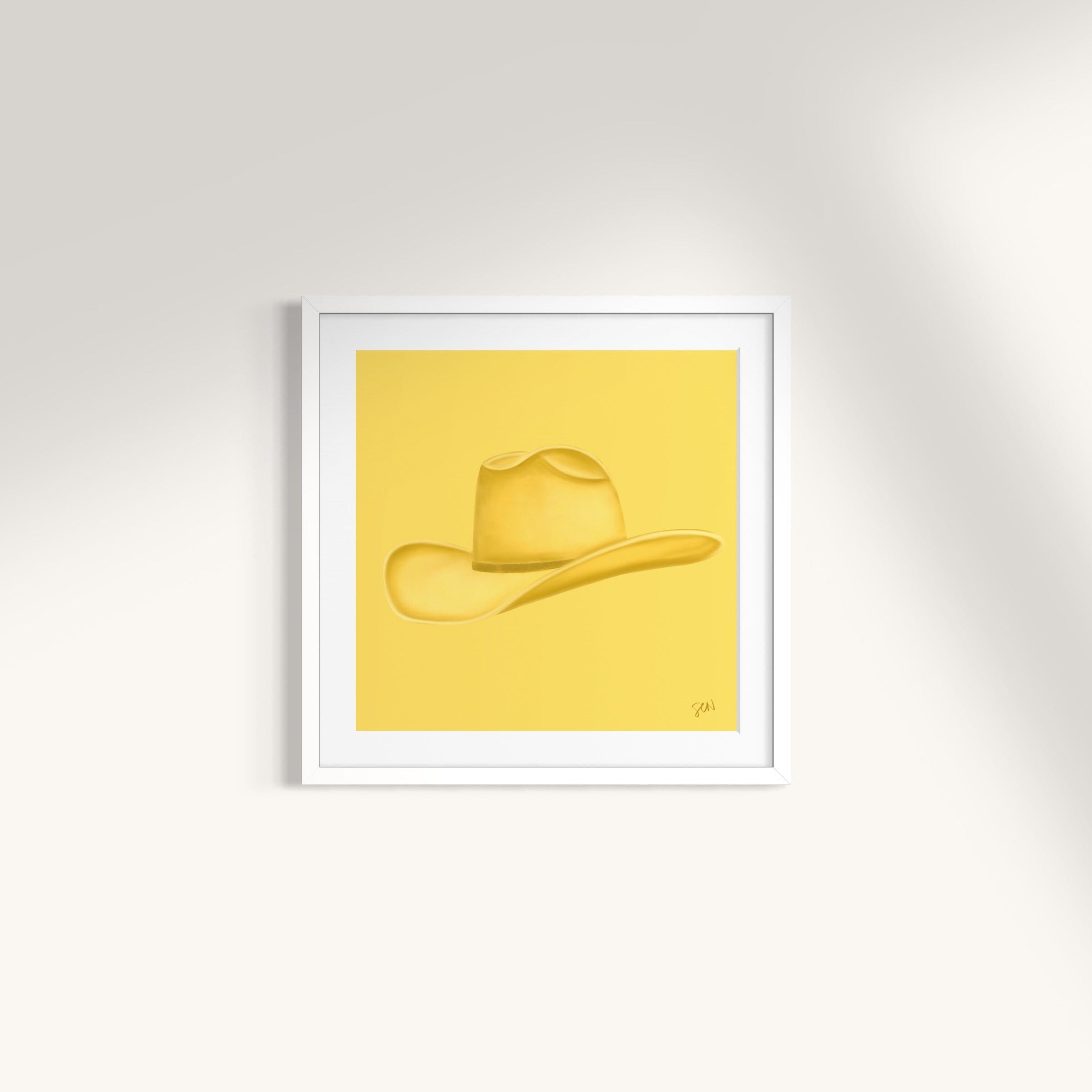 Colored Cowboy Hat - Sunshine Gold Print Material Artisen Avenue 