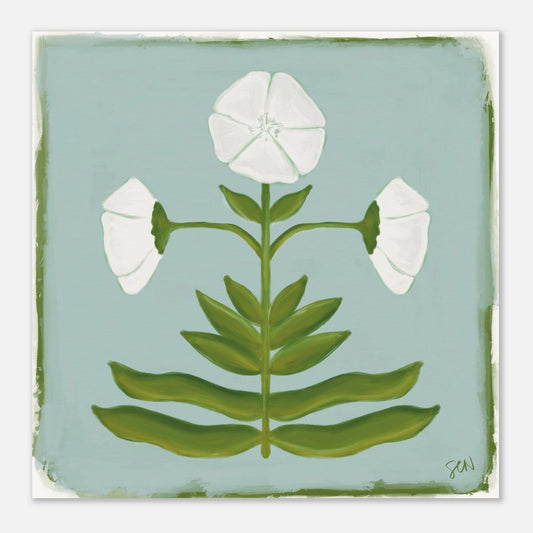 Folk Bloom - Cloud Print Material Gelato 50x50 cm / 20x20″ 