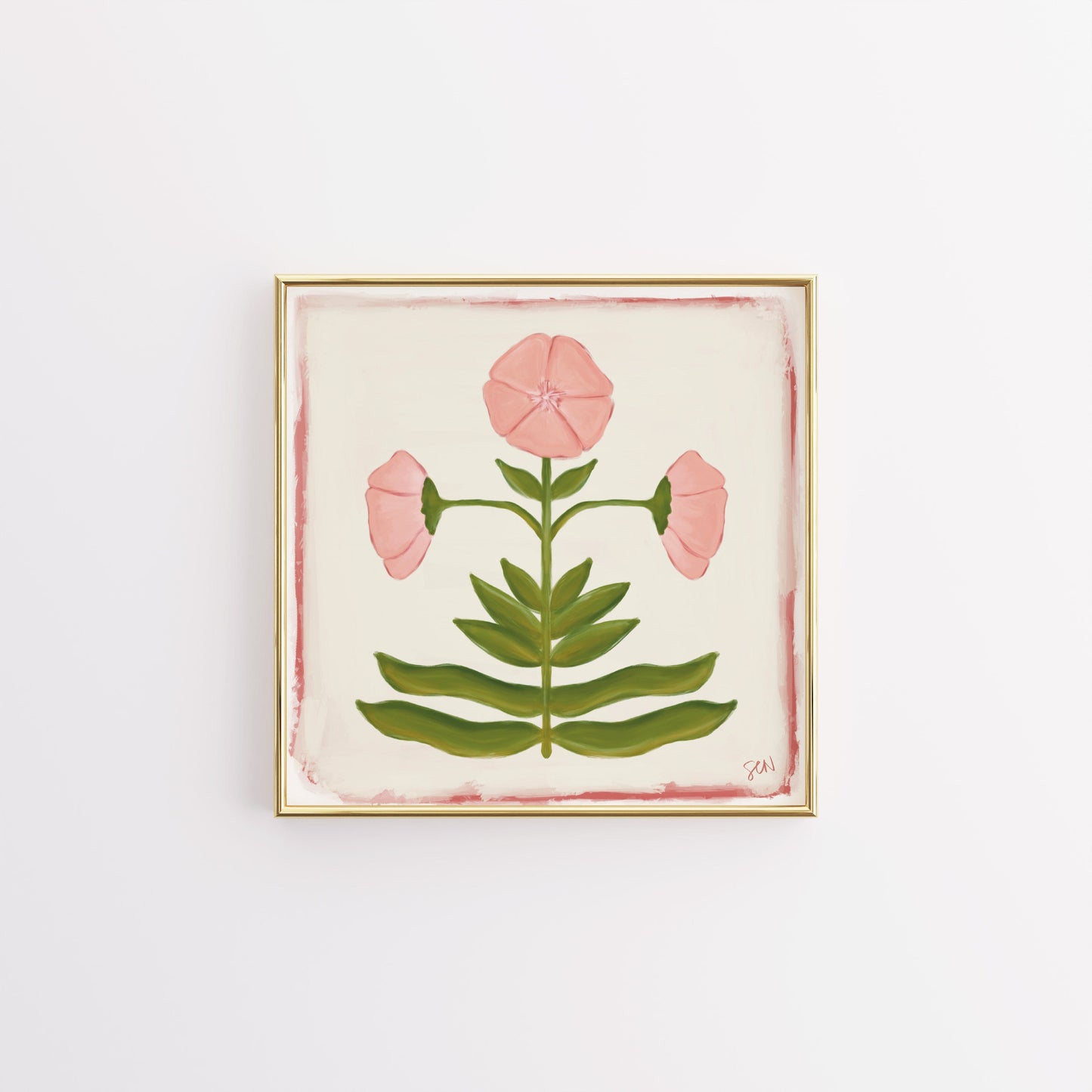 Folk Bloom Digital Download - Blush Digital Download ArtiSen Avenue 