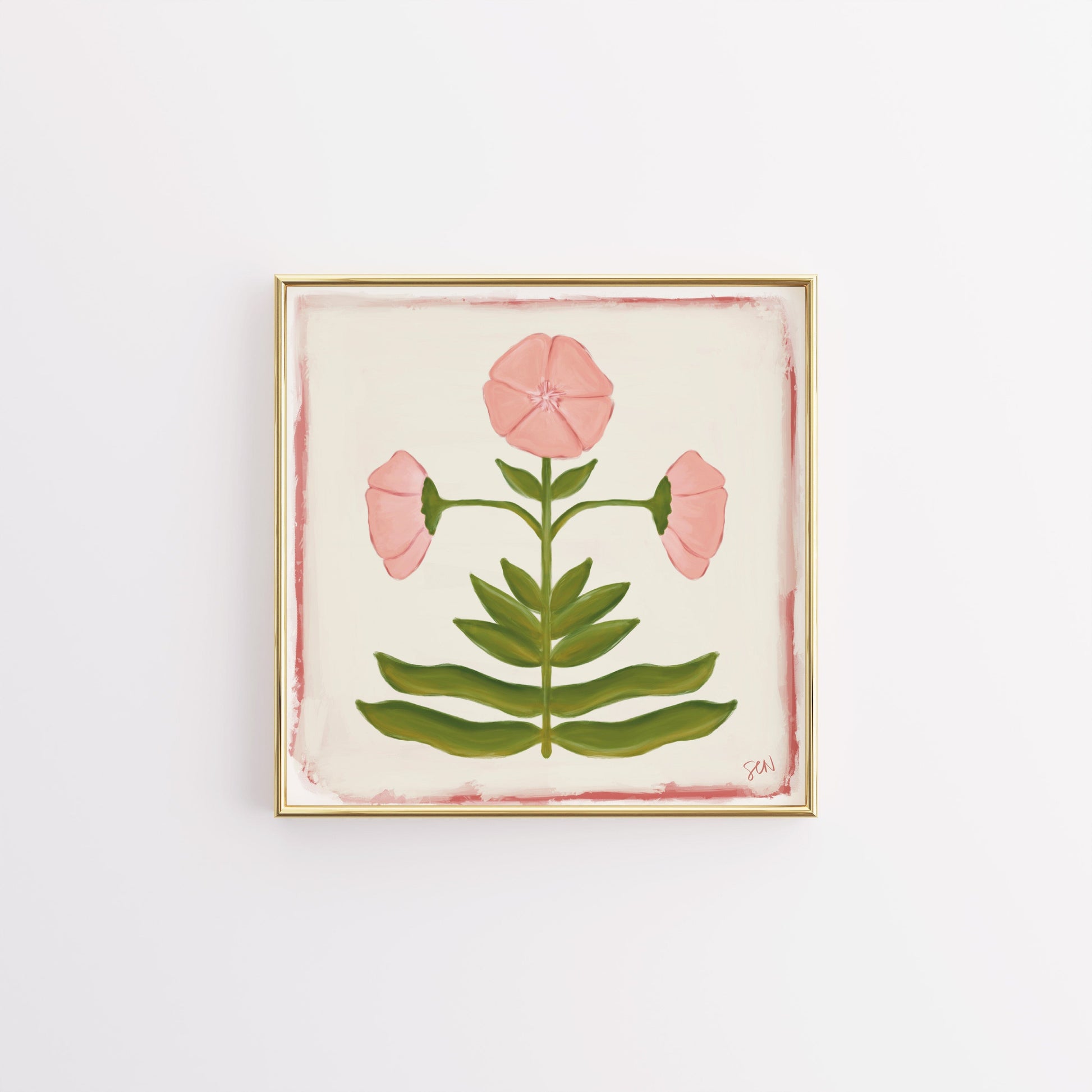 Folk Bloom Digital Download - Blush Digital Download ArtiSen Avenue 