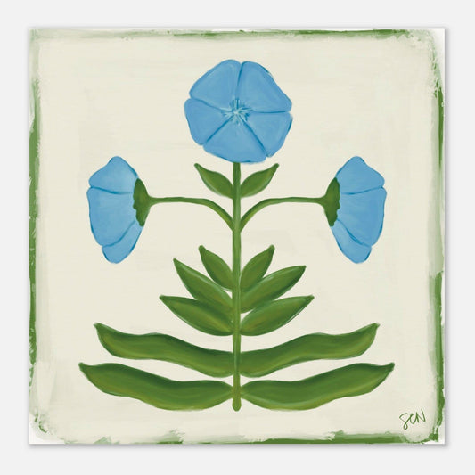 Folk Bloom - Lake Print Material Gelato 25x25 cm / 10x10″ 