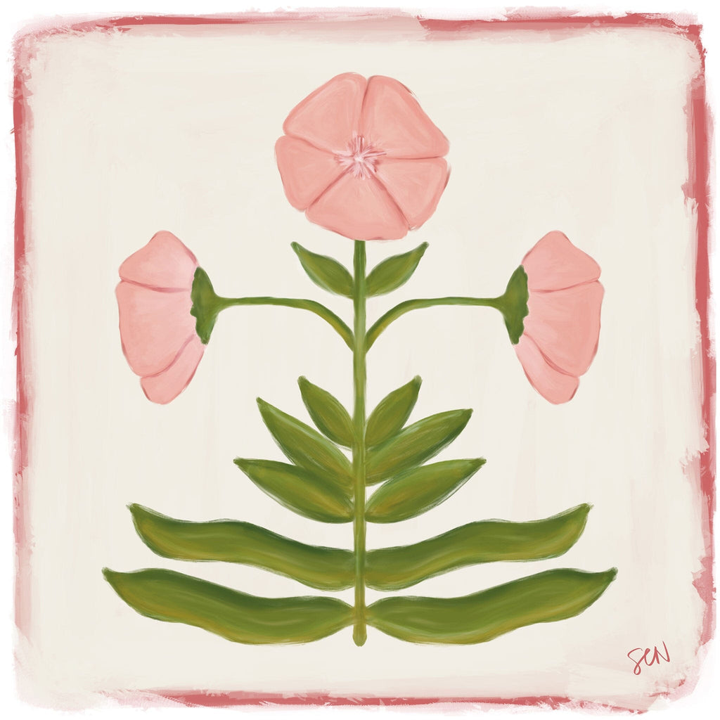 Folk Bloom Print - Blush Print Material Artisen Avenue 