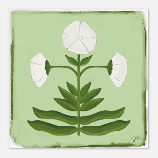 Folk Bloom - Willow Print Material Gelato 50x50 cm / 20x20″ 