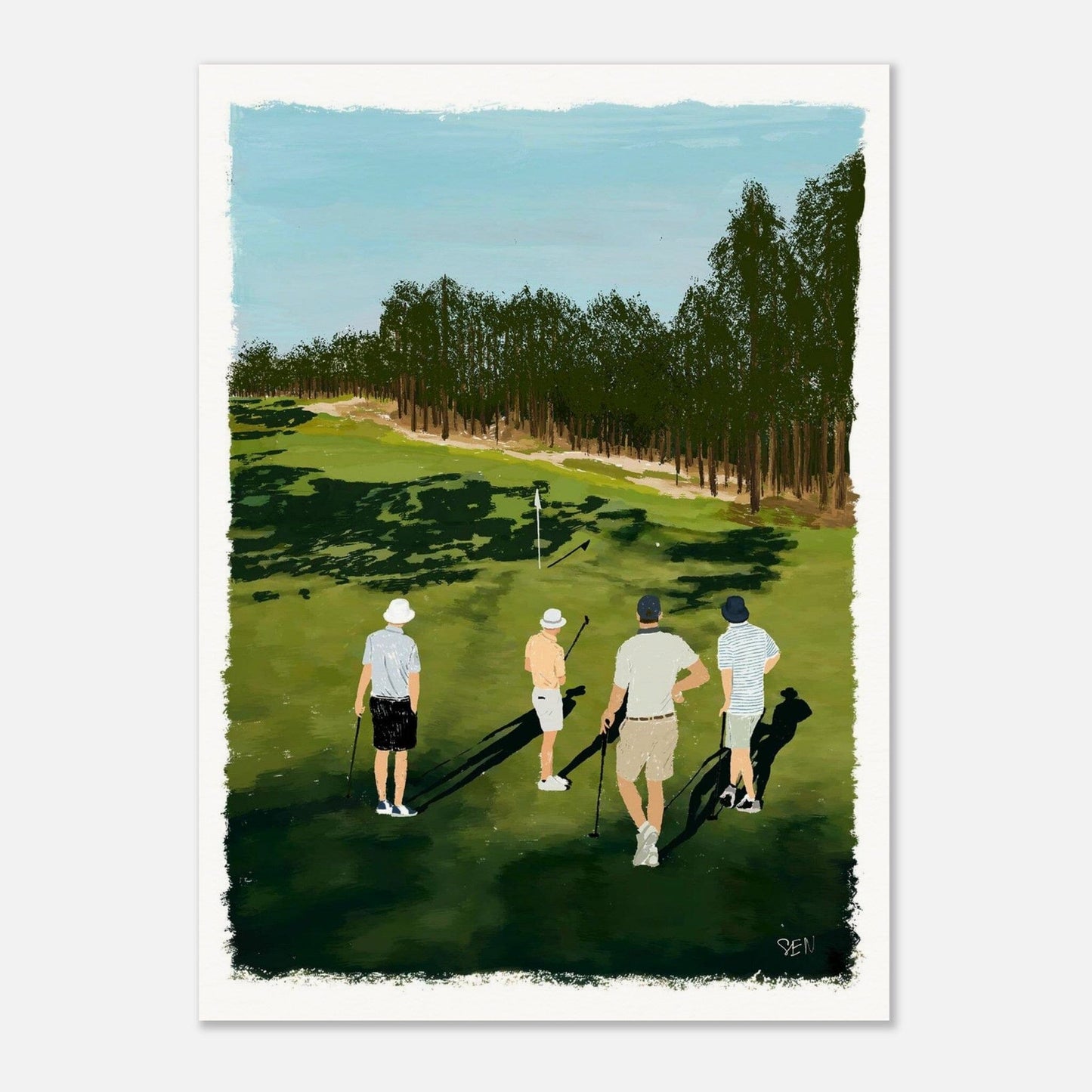 Gone Golfing - Series 01 Print Material Artisen Avenue 13x18 cm / 5x7″ 