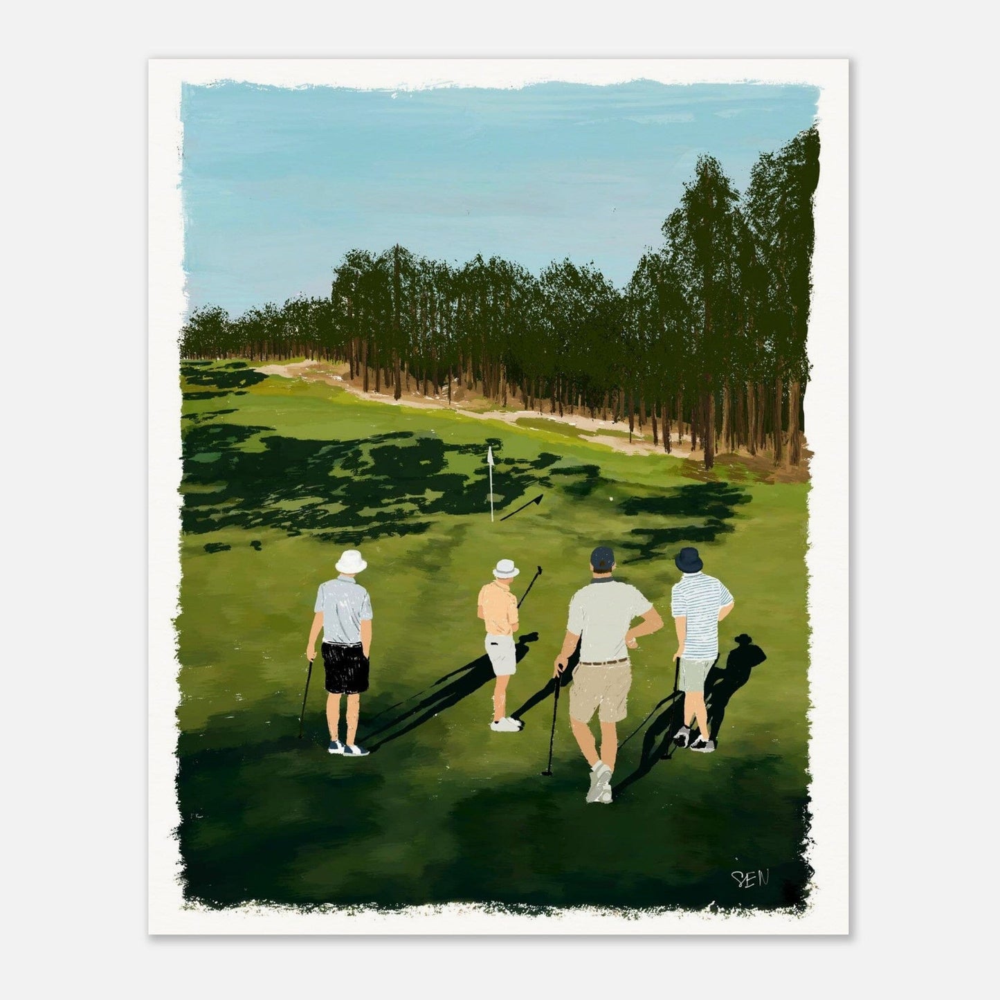Gone Golfing - Series 01 Print Material Artisen Avenue 20x25 cm / 8x10″ 