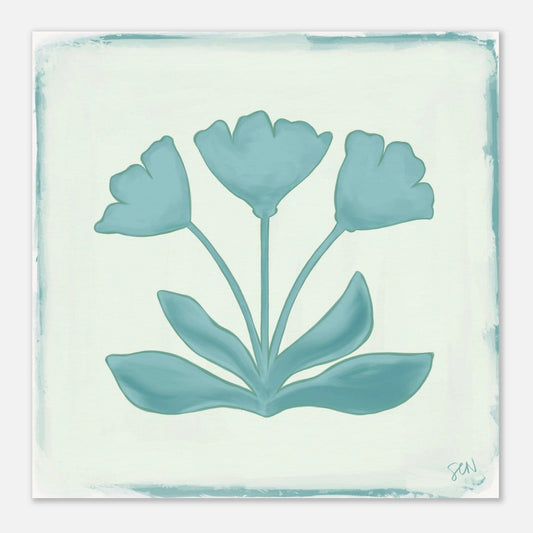 Southern Bloom - Coastal Print Material Gelato 30x30 cm / 12x12″ 