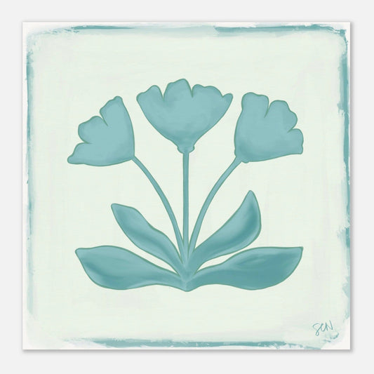 Southern Bloom - Coastal Print Material Gelato 50x50 cm / 20x20″ 