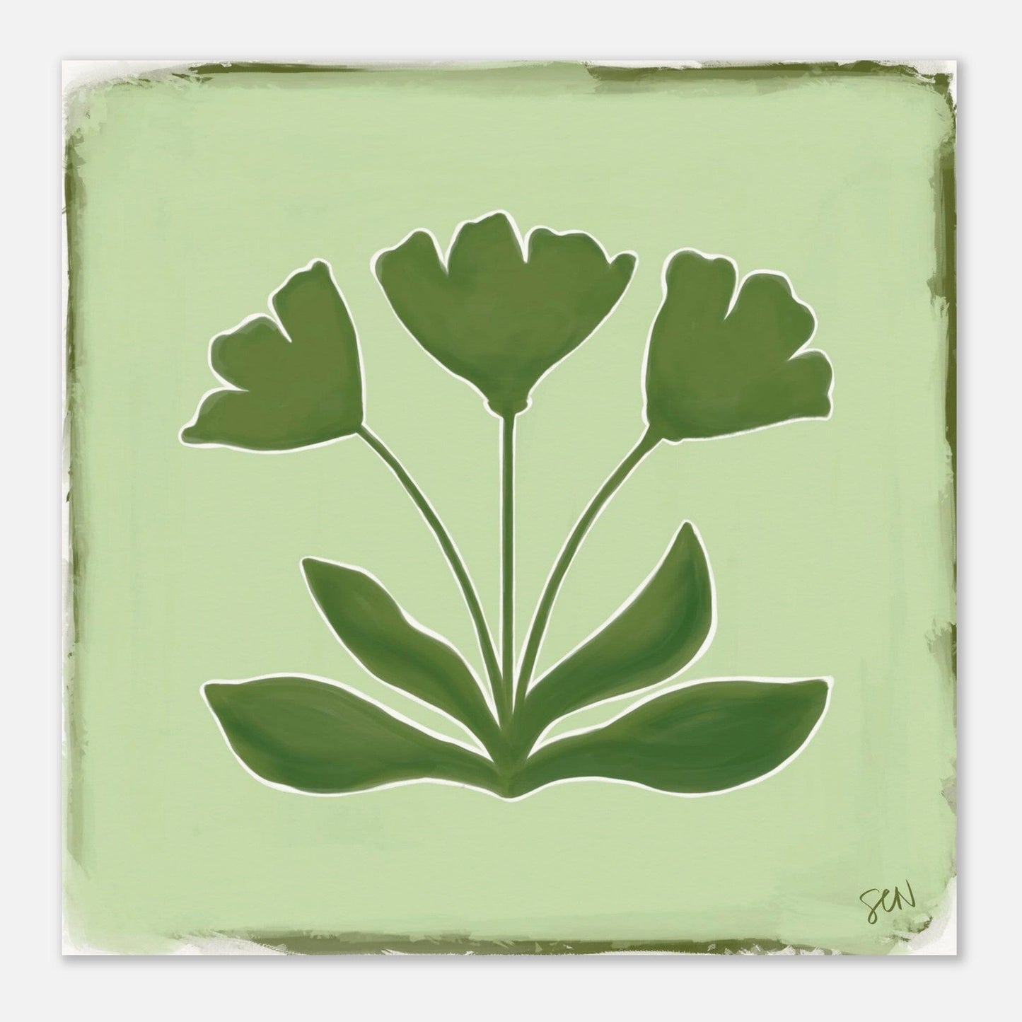 Southern Bloom - Meadow Print Material Gelato 25x25 cm / 10x10″ 