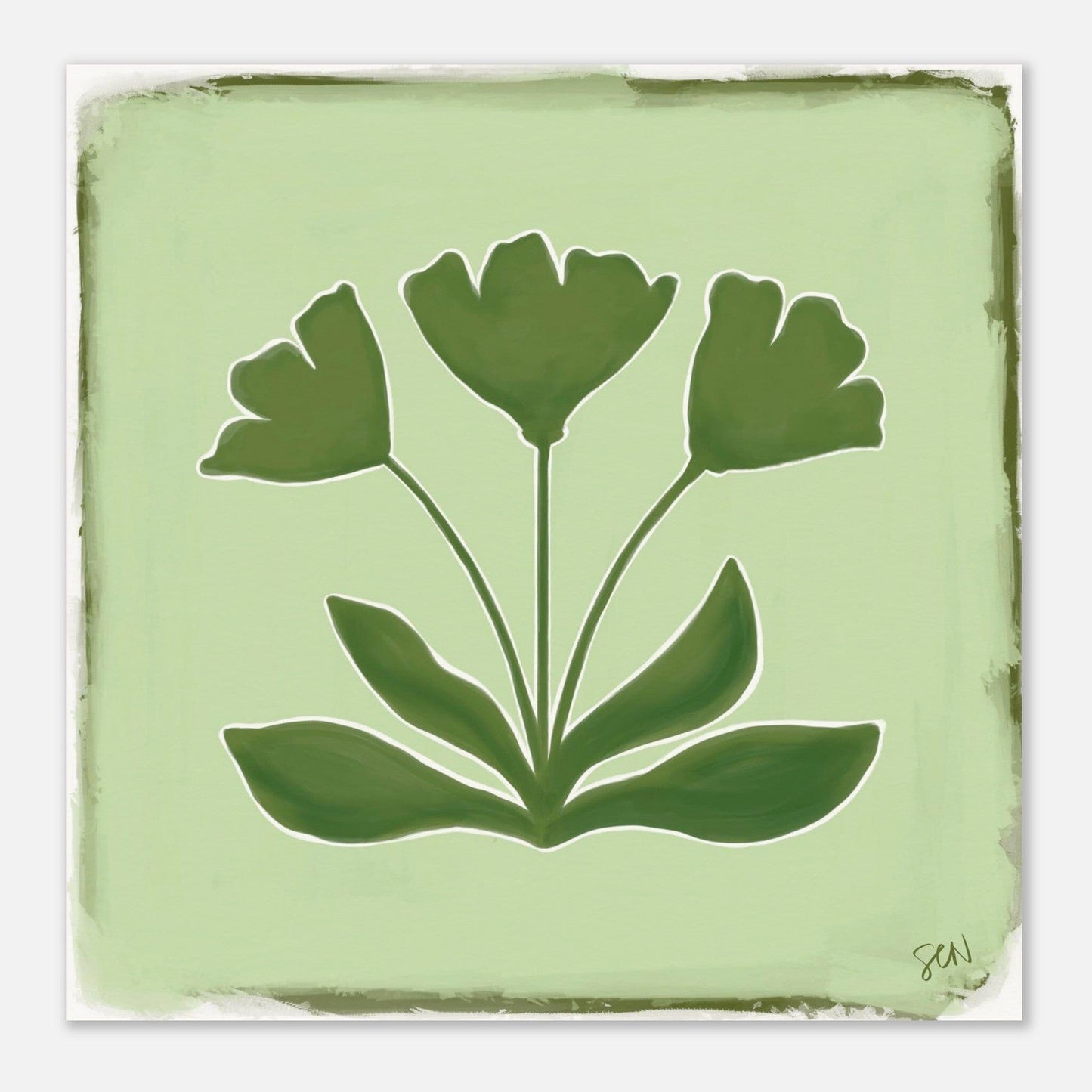 Southern Bloom - Meadow Print Material Gelato 50x50 cm / 20x20″ 