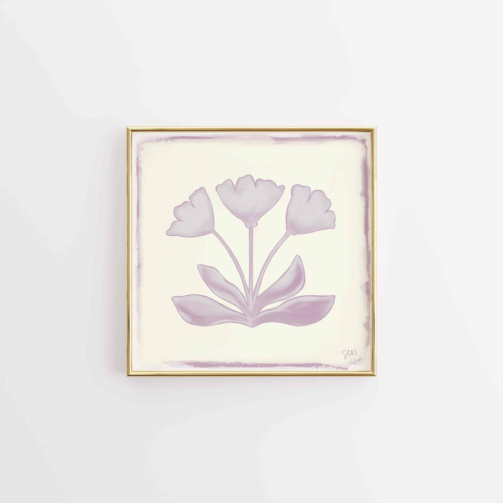 Southern Bloom Print - Lilac Print Material Artisen Avenue 