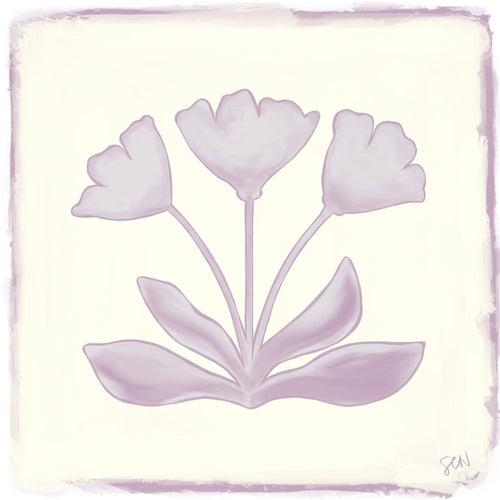 Southern Bloom Print - Lilac Print Material Artisen Avenue 