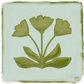 Southern Bloom Print - Olive Leaf Print Material Artisen Avenue 