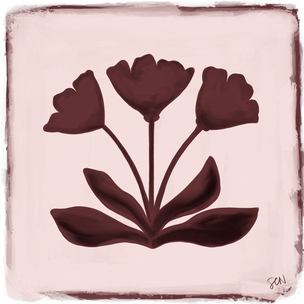 Southern Bloom Print - Plum Print Material Artisen Avenue 