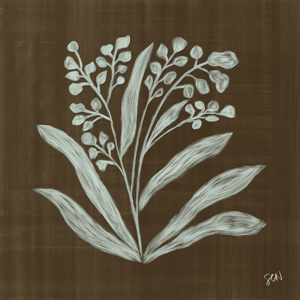 The Painted Garden Print No. III - Walnut Print Material Artisen Avenue 