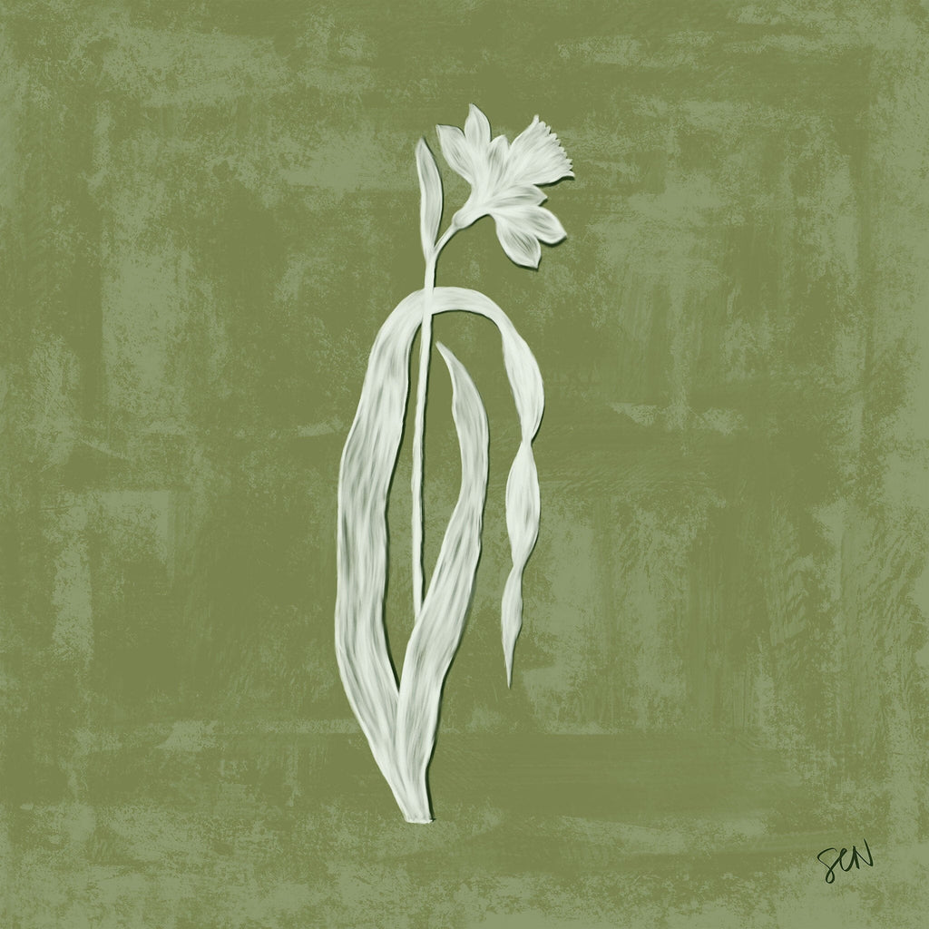 The Painted Garden Print No. IV - Palm Leaf Print Material Artisen Avenue 