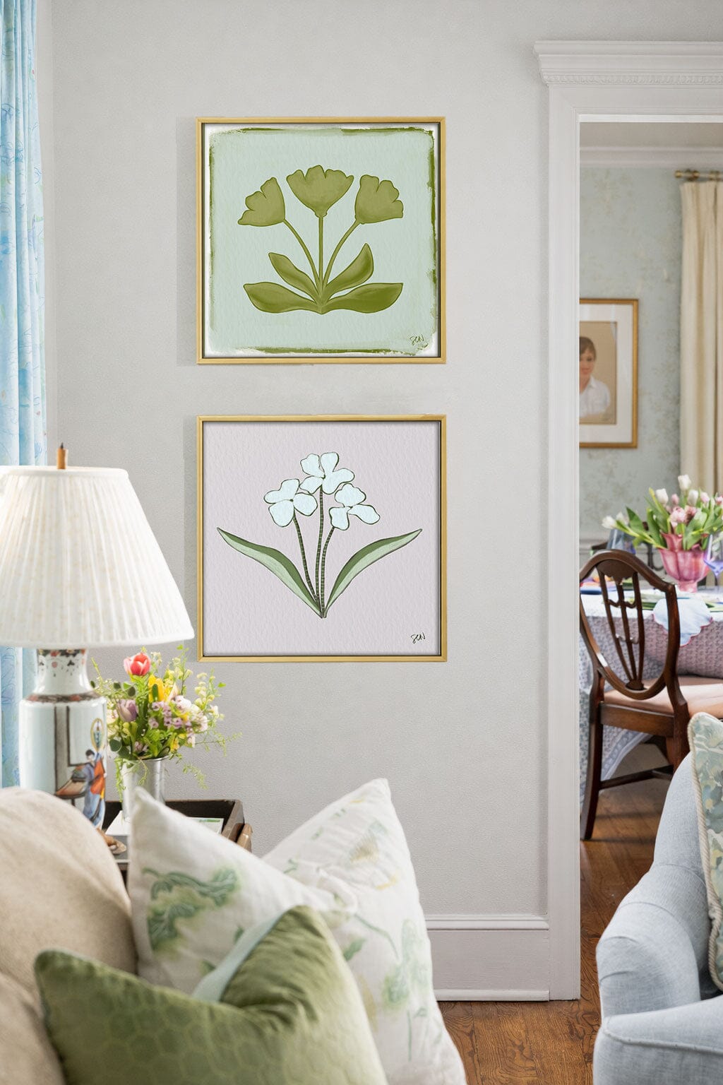 The Painted Garden Print No. V - Pearl Print Material Artisen Avenue 