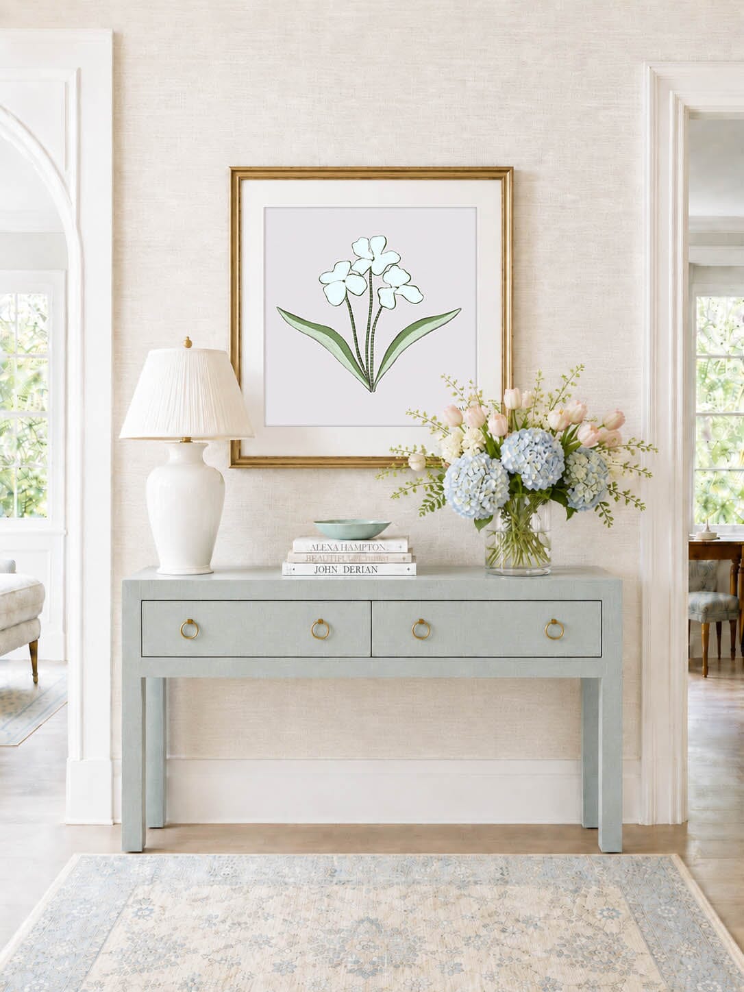 The Painted Garden Print No. V - Pearl Print Material Artisen Avenue 