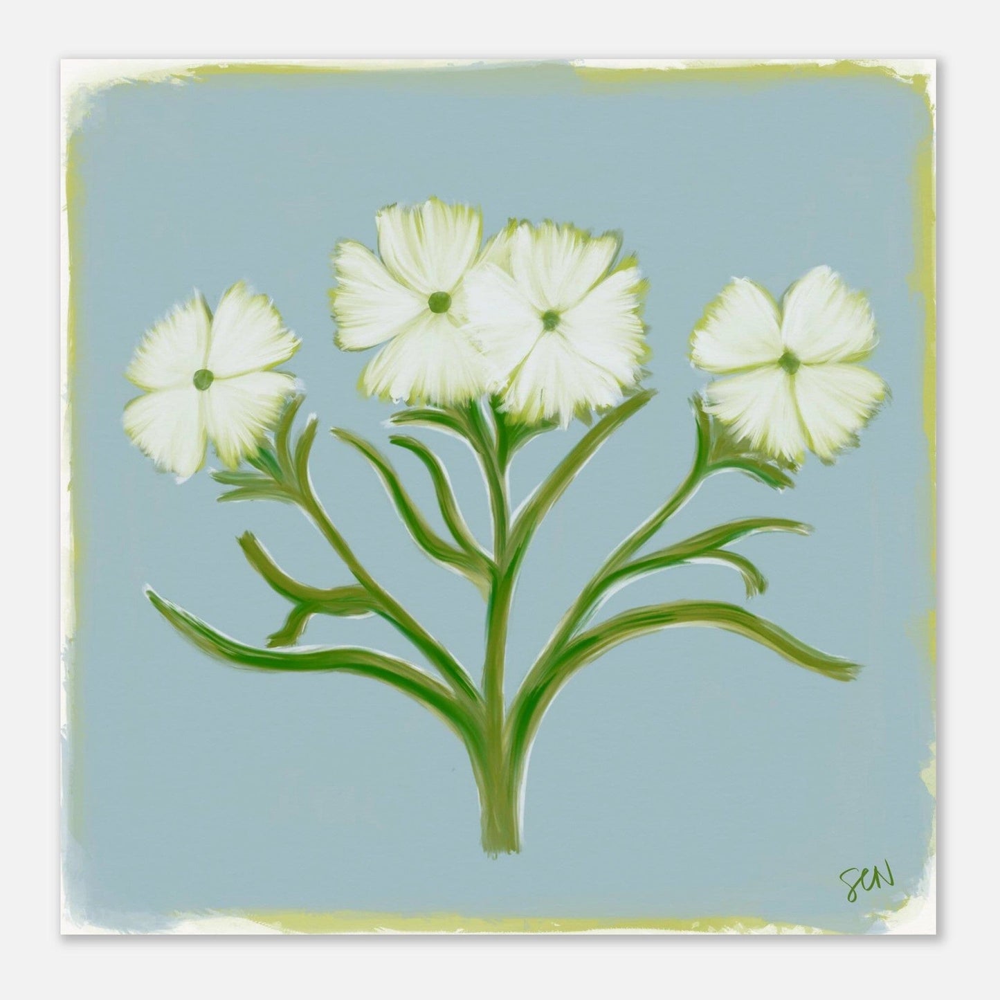 Wild Bloom - Bay Print Material Gelato 30x30 cm / 12x12″ 