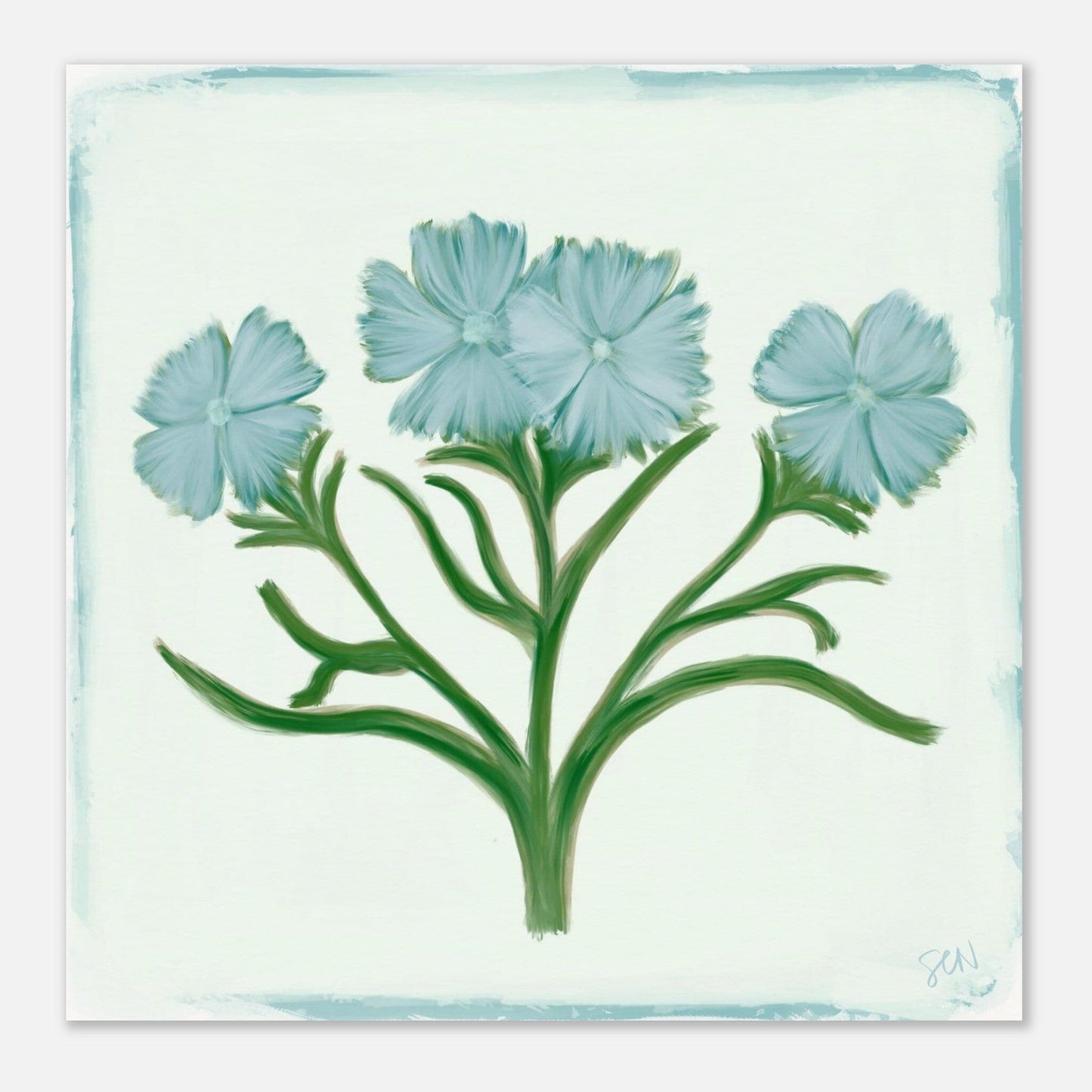 Wild Bloom - Haze Print Material Gelato 25x25 cm / 10x10″ 