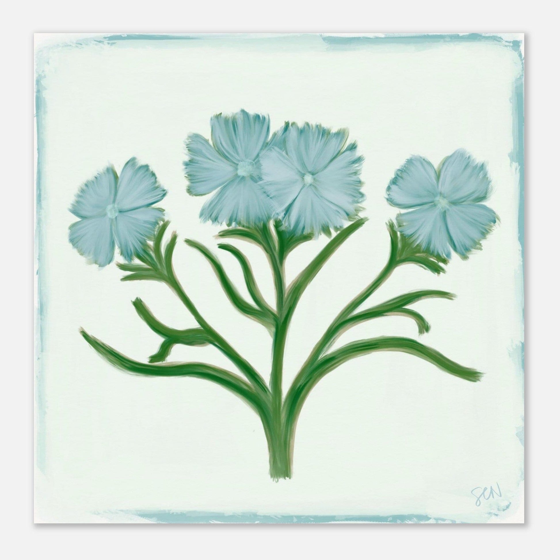 Wild Bloom - Haze Print Material Gelato 25x25 cm / 10x10″ 