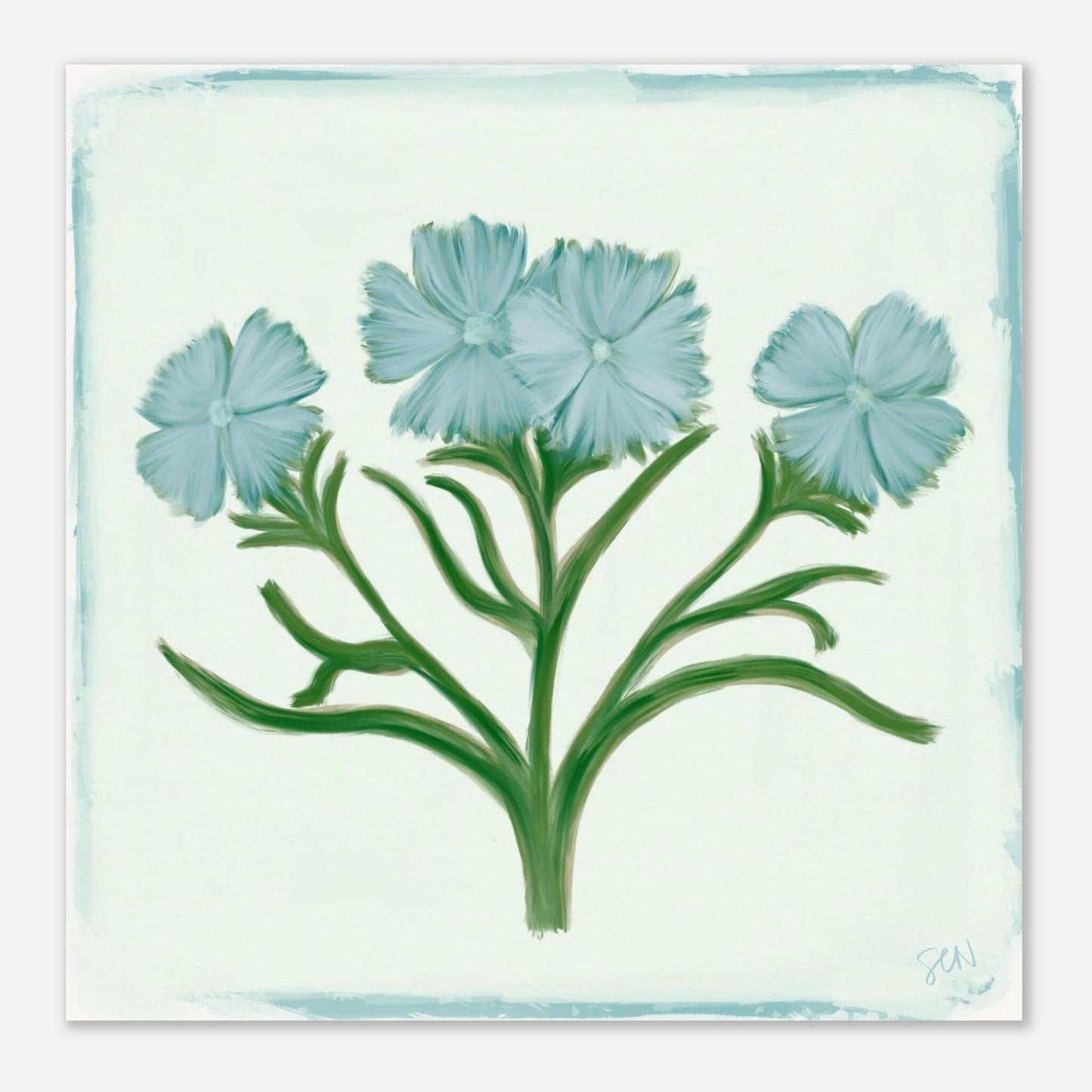 Wild Bloom - Haze Print Material Gelato 30x30 cm / 12x12″ 