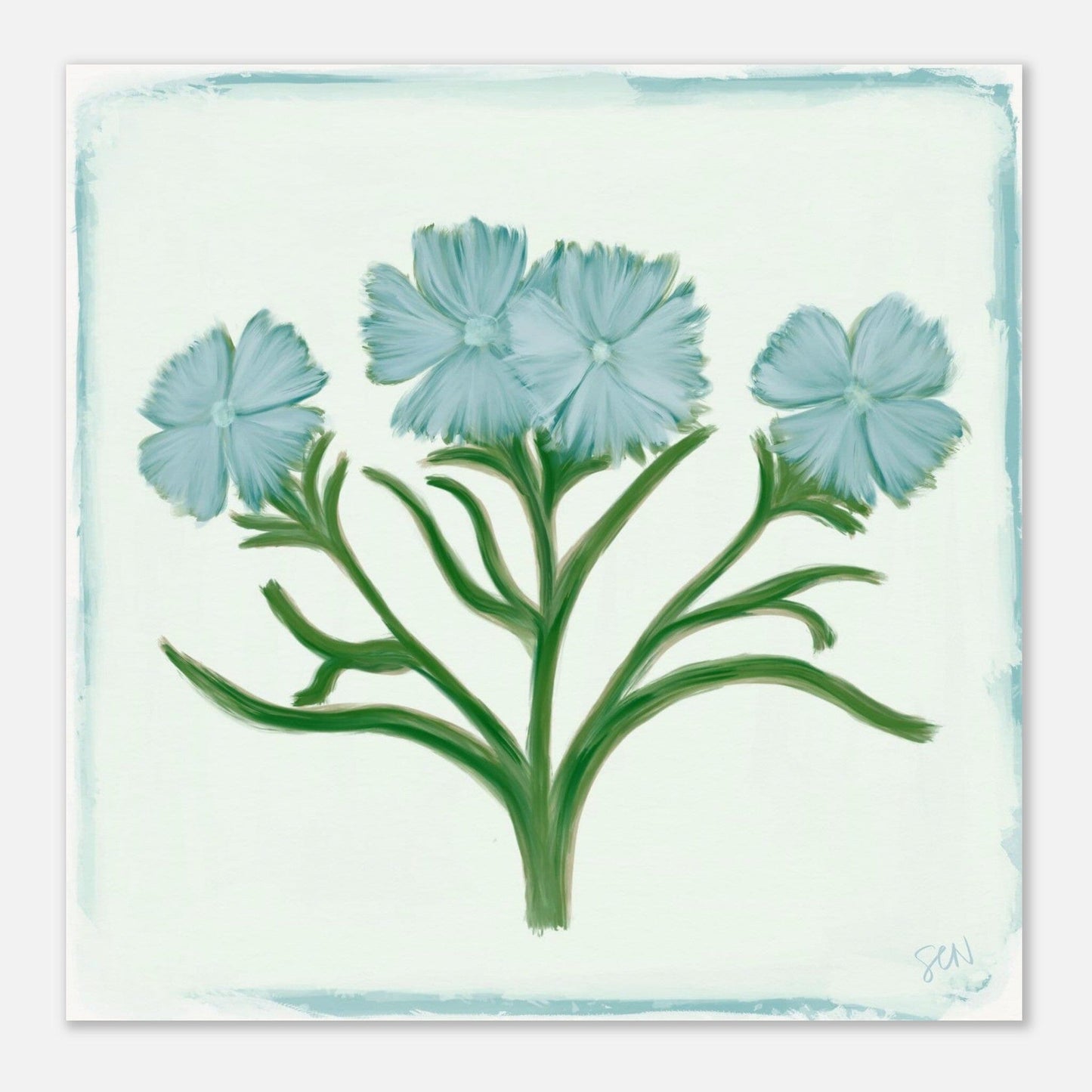 Wild Bloom - Haze Print Material Gelato 40x40 cm / 16x16″ 