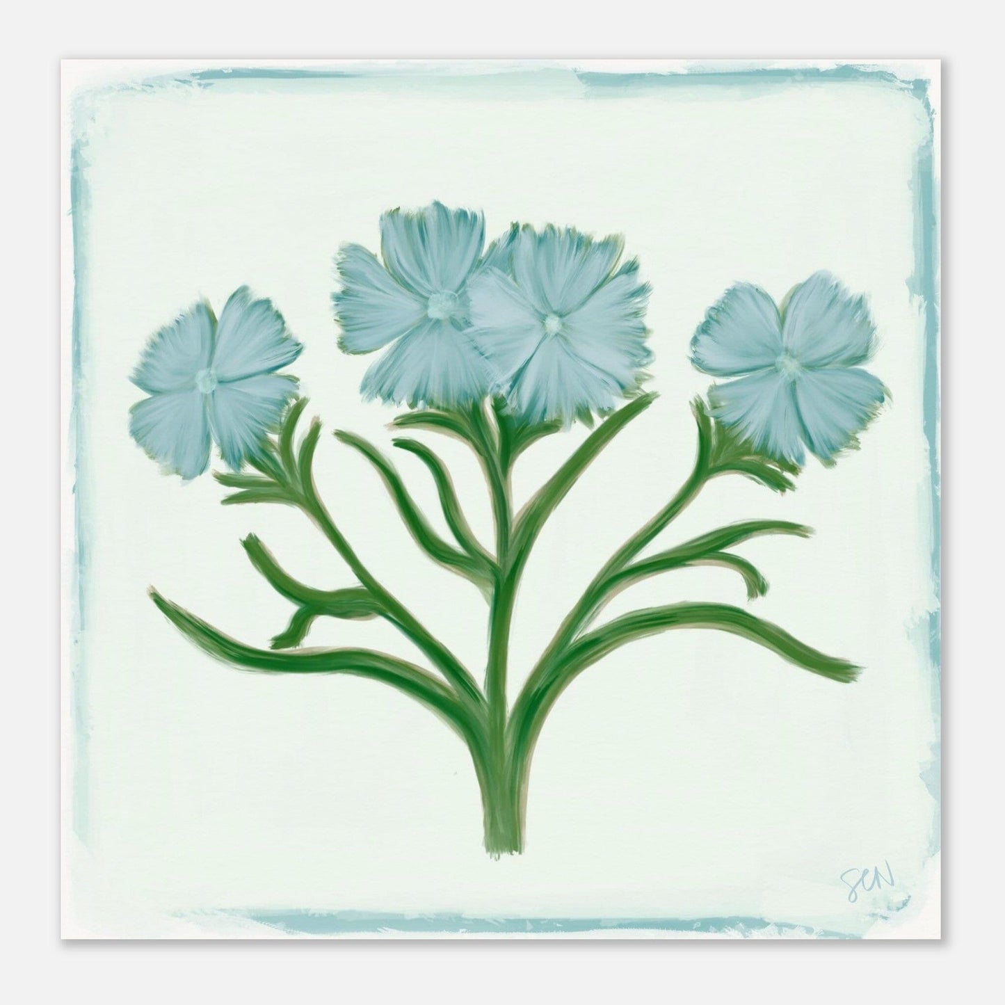 Wild Bloom - Haze Print Material Gelato 50x50 cm / 20x20″ 